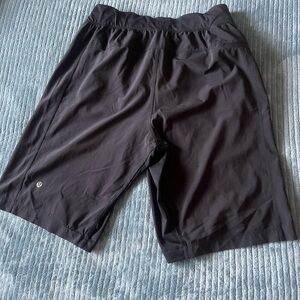 Men's Black Athletic Shorts lululemon men's shorts size M